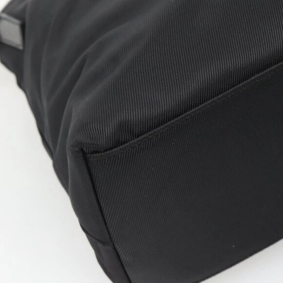 GUCCI Bamboo Hand Bag Nylon 2way Black Silver 002 2058 0508 5 Auth 138391 - Picture 5 of 16